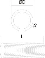 Elastyczny przewód wentylacyjny TQD-Antistatic Ø75mm