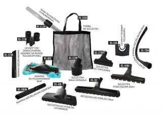 Zestaw sprzątający BRUSH KIT ( do systemu z wężęm chowanym EASY-HOSE)